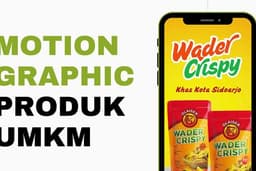 Motion Graphic, Video Promosi untuk produk UMKM ( 1 Hari Jadi )