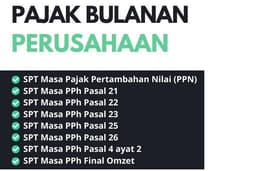 Jasa Pelaporan Pajak Bulanan Perusahaan