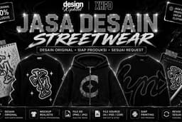 Jasa Desain Fashion & Streetwear Original untuk Clothing Brand, Distro, dan UMK