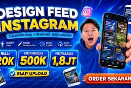 Saya akan desain feed Instagram profesional dan siap upload untuk bisnis Anda