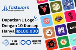 Desain Logo Minimalis Modern Serta Revisi Sampai Puas