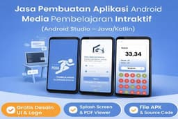 Jasa Pembuatan Aplikasi Android Media Pembelajaran Interaktif (Android Studio – Java/Kotlin)