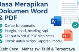 Merapikan Dokumen Word: Daftar Isi, Layout, PDF Siap Cetak