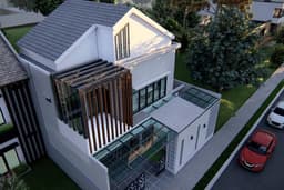 Rendering Rumah, modeling sketchup , render di lumion