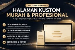 Jasa Desain Website Profesional (Landing Page, Company Profile, Toko Online, Blog, Wordpress)