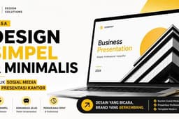 JASA DESIGN SIMPEL DAN MINIMALIS UNTUK SOSIAL MEDIA DAN PRESENTASI KANTOR