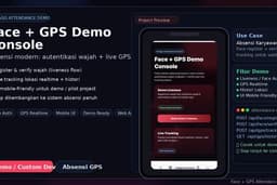 Jasa Pembuatan Sistem Absensi Face Recognition + GPS Tracking (Web/Mobile Demo & Custom)