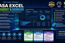 Jasa Excel/Spreadsheet/Google Data Studio/Formula Spreadsheet/Dashboard/Tracker