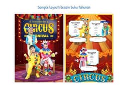 Desain Layout Buku Tahunan Sekolah Yearbook