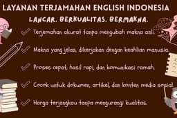 Layanan Terjemahan English Indonesia