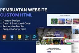 Jasa Website Custom HTML untuk Bisnis & Company Profile