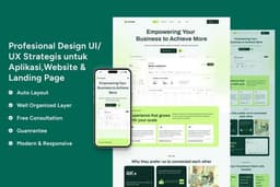 Profesional Desain UI/UX Strategis untuk Apps, Website & Landing Page