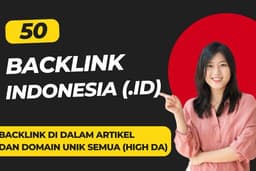 50 Backlink .ID di Dalam Artikel dan Domain Unik dengan DA 40+