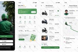 Website App Taksi Mobil Motor Ojek Online seperti Gojek Grab
