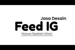 Desain feed sosial media