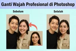Edit Foto Ganti Wajah, Background, Warna, Manipulasi Photoshop, dll.