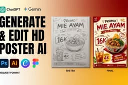 JASA GENERATE POSTER AI & BUAT ULANG POSTER AI JADI PROFESIONAL DESAIN UMKM & BISNIS
