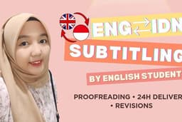 English ⇆ Indonesian Video Subtitling | 1-Day Delivery