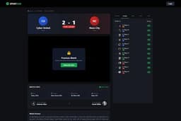 Pembuatan Website Aplikasi Streaming Bola dan Live Score