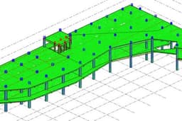 3D modelling Revit, analisis struktur sederhana