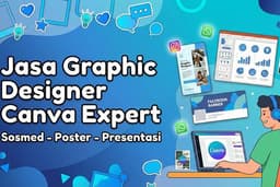 Jasa Graphic Designer Canva Expert | Sosmed, Poster, Presentasi