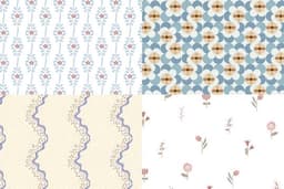 Seamless Pattern Textile Design