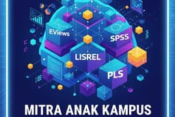 JASA ANALISIS DATA MENGGUNAKAN EVIEWS, SPSS, PLS. dsb.