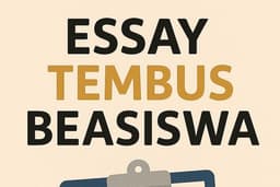 Review Essay Beasiswa S1/S2/S3