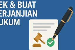Pengecekan dan Buat Perjanjian Hukum