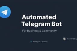 Pembuatan Bot Telegram Otomatis untuk Bisnis dan Komunitas