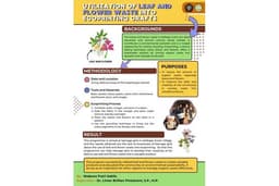 Poster Eco-Friendly Ecoprinting Using Organic Waste