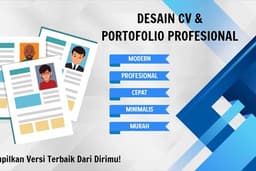Pembuatan CV & Portofolio Profesional – Modern & Elegan
