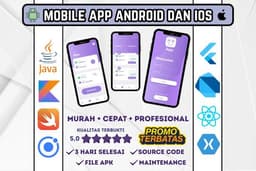 PEMBUATAN MOBILE APP ANDROID DAN IOS | MURAH + CEPAT + PROFESIONAL