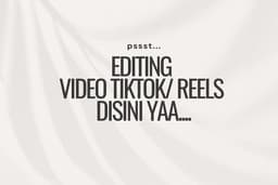 VIDEO EDITOR | Untuk Reels, Tiktok, Marketplace & Youtube Short