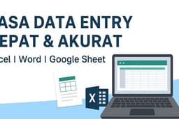 Jasa Data Entry Profesional | Input, Transkripsi & Cleaning Data.