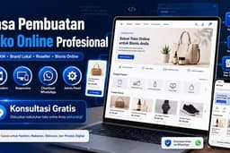 Jasa Pembuatan Toko Online Profesional, Website E-Commerce, Katalog Produk & Order WhatsApp