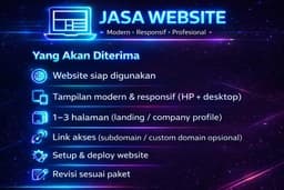 Jasa Pembuatan Website Modern & Responsif