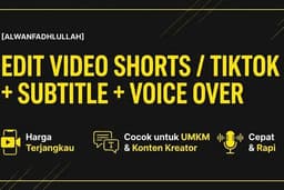 Punya produk bagus tapi videonya belum menarik, Saya bantu bikin video untuk konten creat dan UMKM.