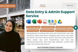 Jasa Data Entry, Copy Paste & Pengolahan Excel Rapi & Cepat