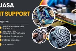 IT Support - Remote Instalasi, Troubleshooting, Konsultasi Software Dan Hardware