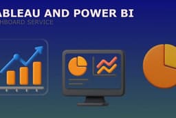 I will create professional Tableau & Power BI dashboards for your business
