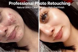 Jasa Edit Foto Wajah Profesional | Retouch Natural & Bersih | Photo Retouching – Natural Skin, Clean