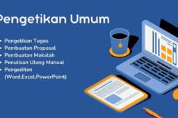 Pengetikan umum/edit dokumen (Word,PDF atau Power point)