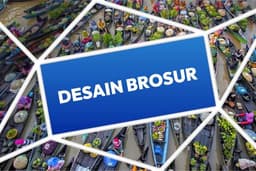 DESAIN BROSUR ( Digital maupun Offset )