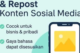 Jasa Menulis Caption Instagram & Repost Konten Sosial Media