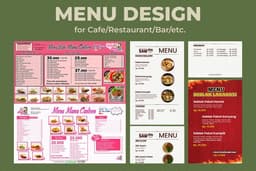 Desain Menu Profesional untuk Cafe, Restoran, Bar, dan Bisnis Kuliner Anda