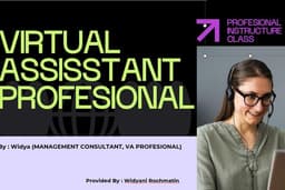 EBook Modul VA (Virtual Assistant) Profesional Terdiri dari 10 Modul Siap Berkarier