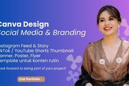 Canva Design & Carousel Feed – Konten Sosial Media Siap Posting