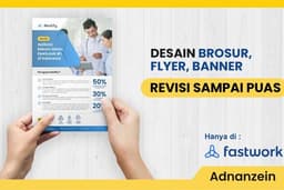 Desain Brosur, Flyer, Banner, Spanduk, dll