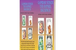 gambar stiker tas ransel